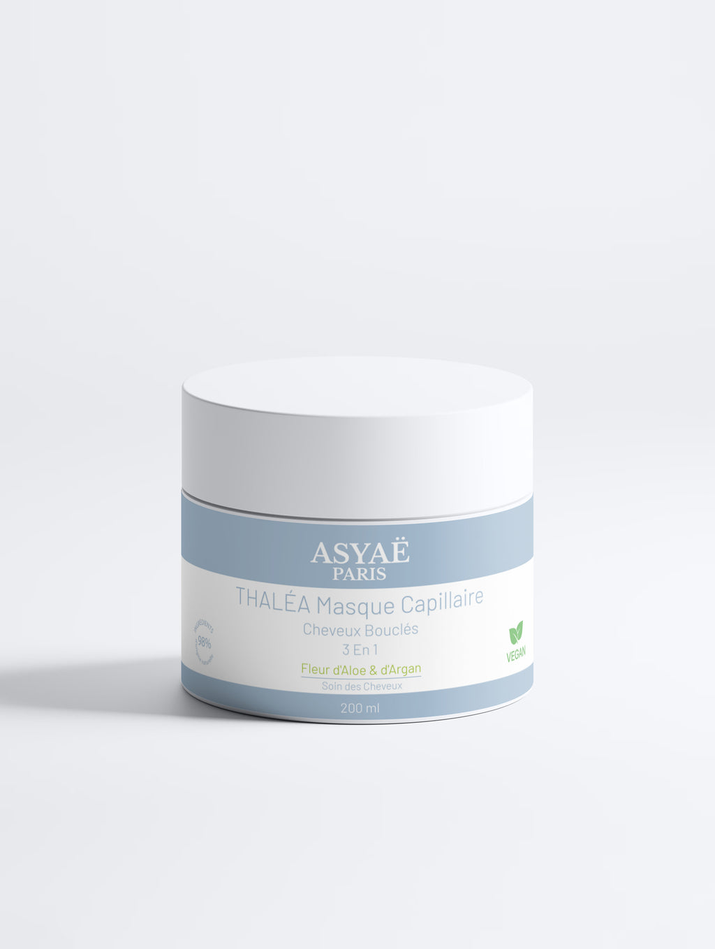 THALÉA Masque Capillaire - Cheveux Bouclés -  Fleur d'Aloé & d'Argan 200 ml
