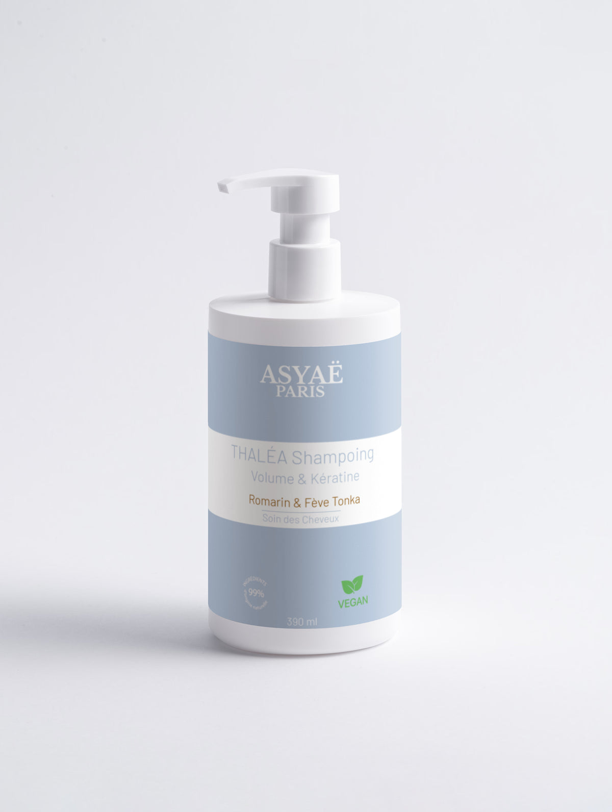 THALÉA Shampoing - Volume & Kératine - Romarin & Fève Tonka 390 ml