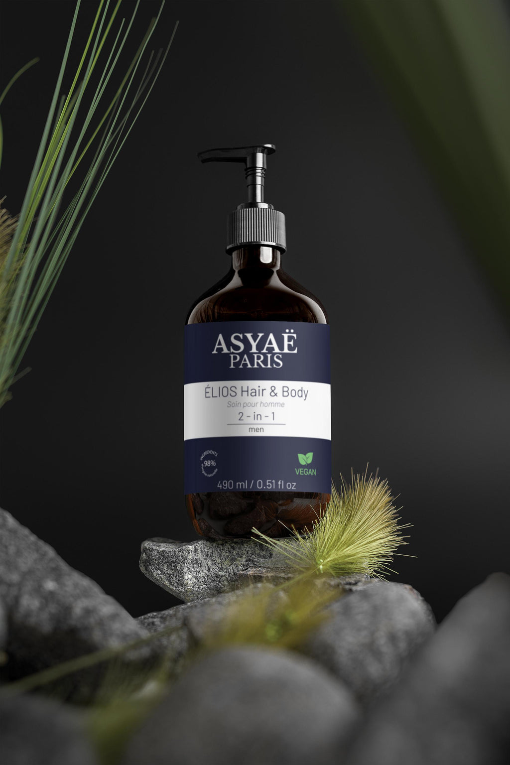 ÉLIOS Hair & Body Wash - Body & Hair Gel 490ml / 16.57fl oz