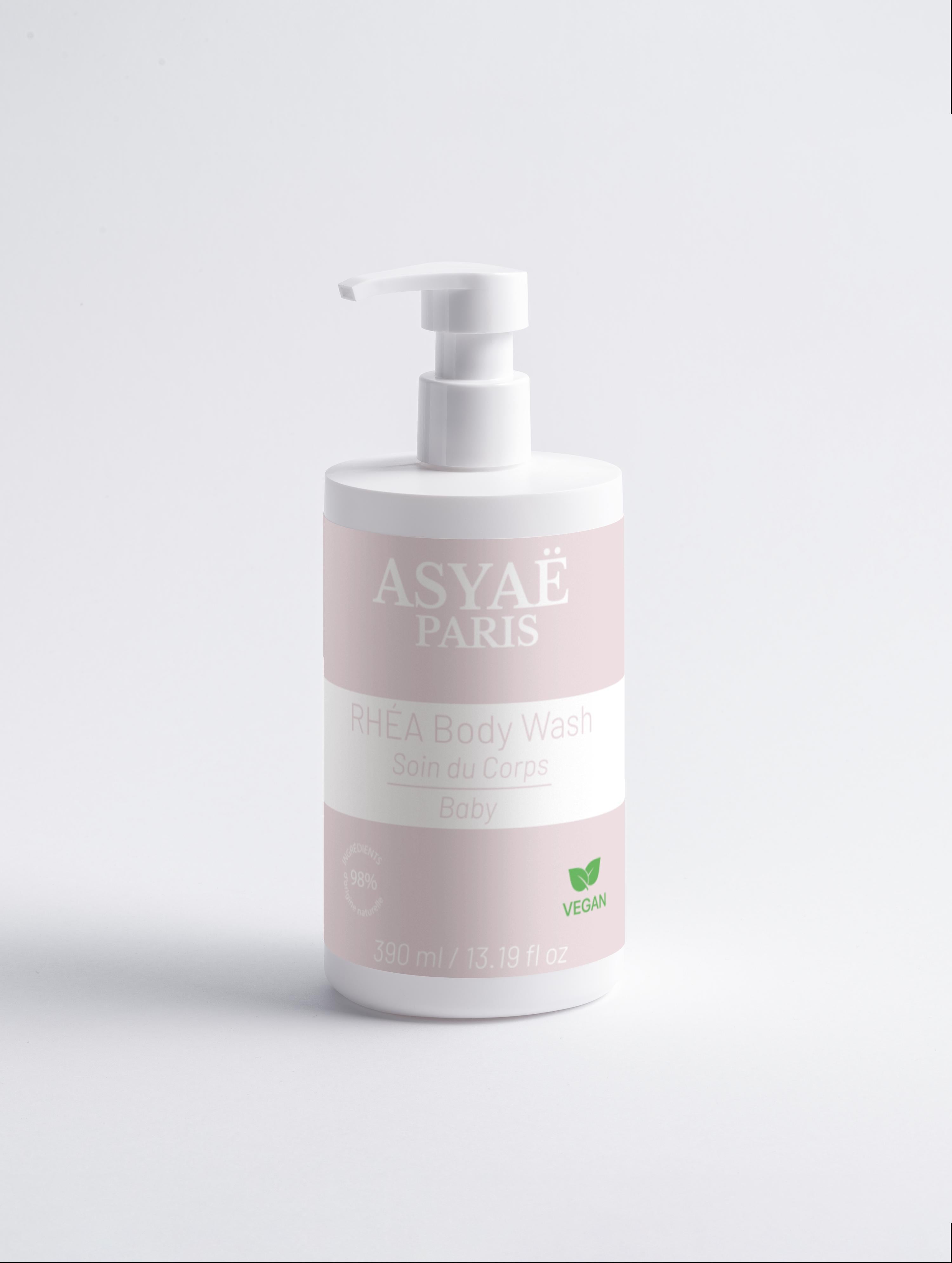 RHÉA  Baby Wash- Gel de Bain Bébé 390ml / 13,19 fl oz