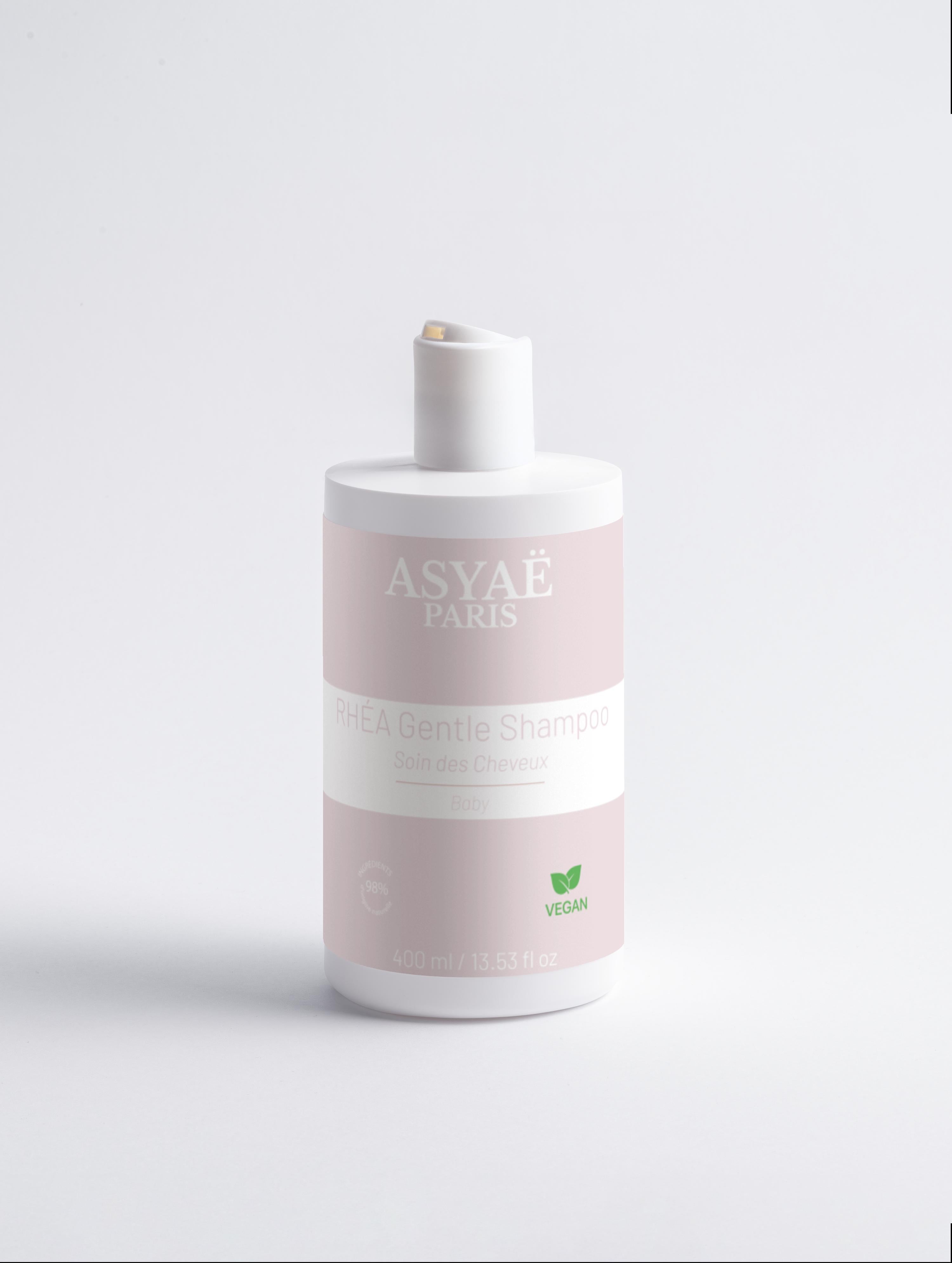 RHÉA Baby Shampoo - Shampoing Doux Bébé 400ml / 13,53 fl oz